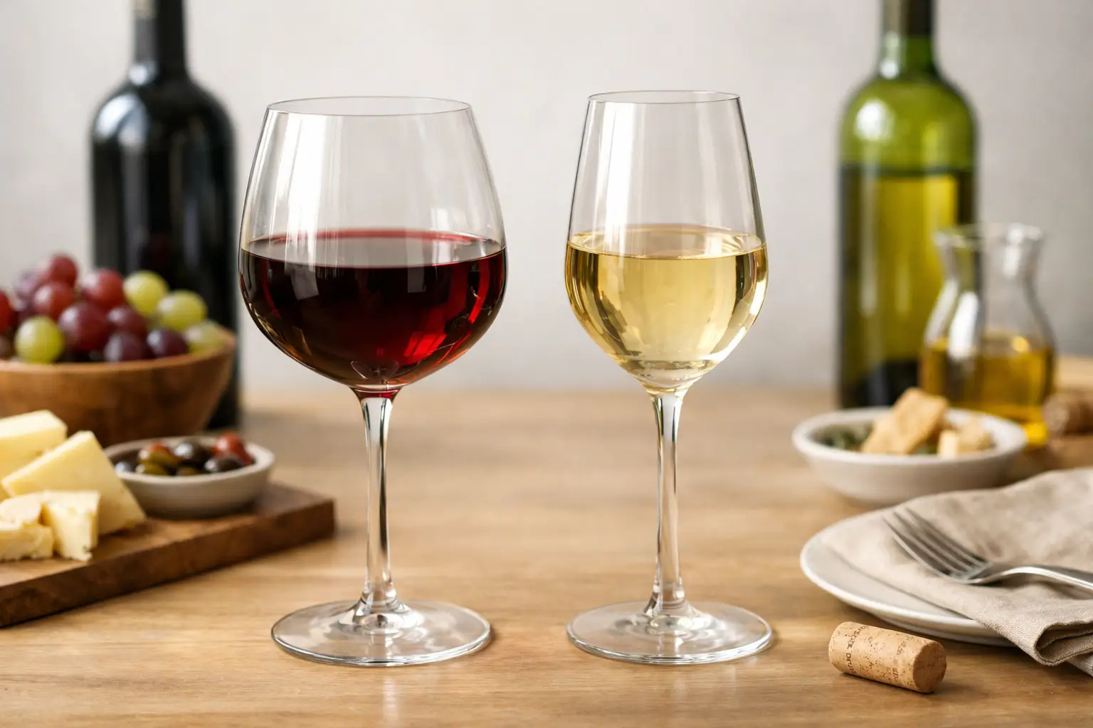 Red And White Wine Glass Difference Explained