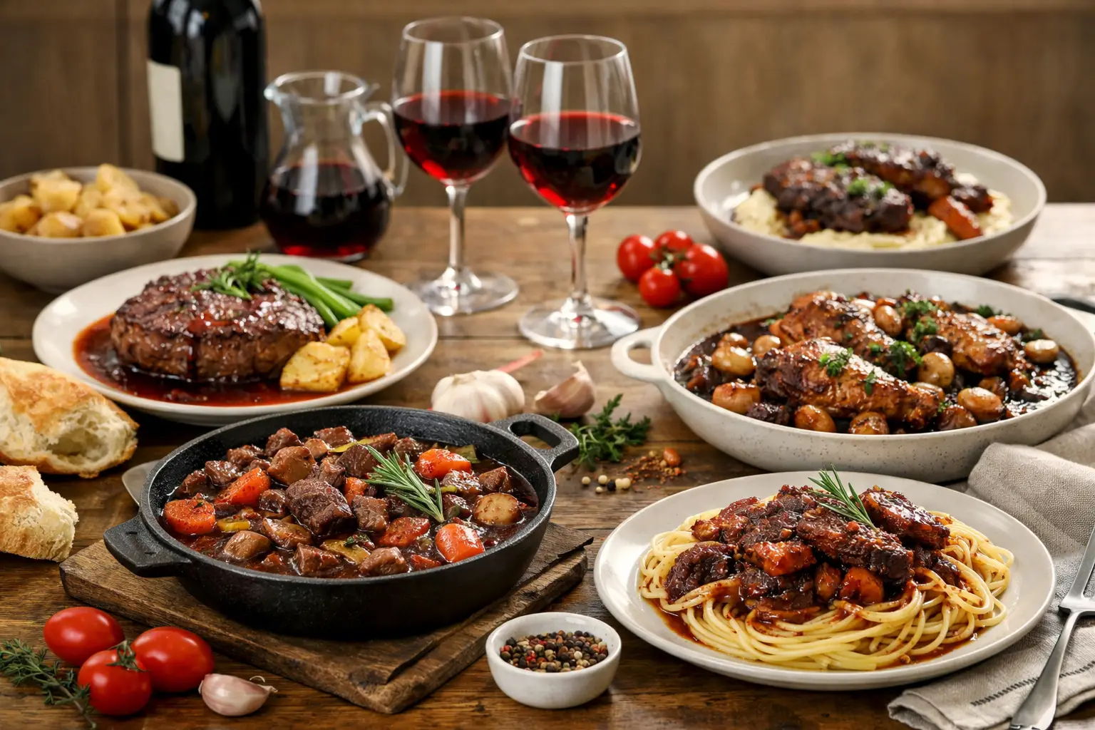 8 Red Wine Cooking Recipes for Easy Dinners