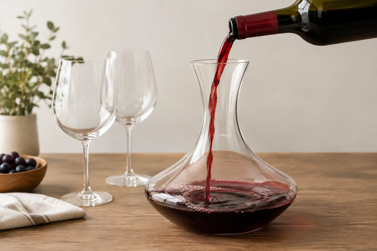 How to Decant Cabernet Sauvignon at Home