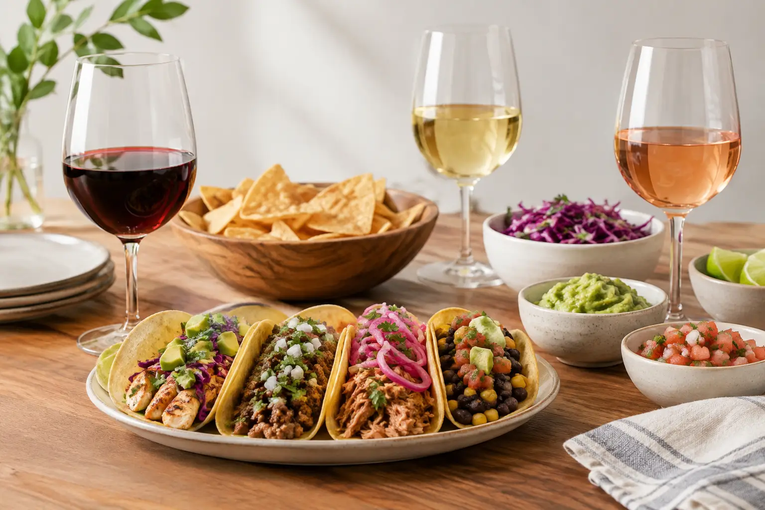 Best Wines for Taco Night, Matched by Filling